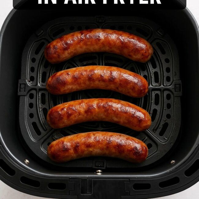 How to Cook Brats in an Air Fryer